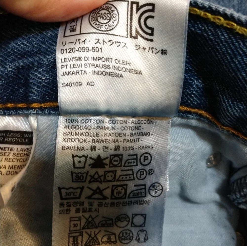 Men's Levi's 505 Straight Leg Jeans Size 40x29 - Picture 8 of 10